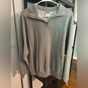 Zeta Tau Alpha Quarter-Zip Pullover